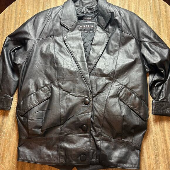 Wilsons 3M Thinsulate Ultra Insulation Women's Medium Leather Jacket with Lining - Picture 1 of 7
